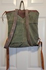 Rebyc Large Backpack  Vintage Military Canvas patches