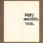 Unused Vtg Reed Starline Romantic Anniversary Card  Anthropomorphic Rabbits Love
