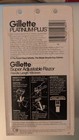 Vintage Nip Gillette Super Adjustable Razor With 2 Platinum Plus Blades Black