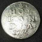 Magic Key Date 1776 Date Of Independence  Colonial New York Silver Lion Dime Hol