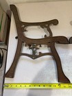 Vtg Cast Iron Children   s Park Bench Ends   Legs See Measurements In Pics