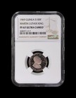 Guinea  1969  100 Francs  Silver - Ngc Pf67 - Martin Luther King  Jr  Mlk      