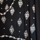 Torrid Women s Black With White Embroidery Top  Size 4 
