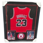 Hand Signed Michael Jordan Framed Jersey Chicago Bulls  23 Autographed Holo Coa