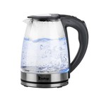 1 8l Electric High Borosilicate Glass Kettle 1200w Fast Boiling Hot Water Heater