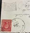 Norwalk Conn Postal History Cover Reversed Us Flag Cancel 1908