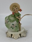 Underwriters  Laboratories Southern Belle Figurine Night Light Ceramic Vtg Rare