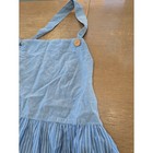 April Cornell Blue Striped Chambray Pinafore Apron Kids Cotton Coastal Garden