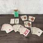 Vtg Italian Leather Playing Card Holder box Florence Whist   No 1501 Bridge Deck