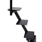 4 Step Boat Trailer Steps With Secure Handle  Tread Steel Trailer Tongue Ladder