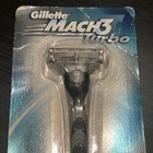 Gillette Mach3 Turbo Razor Handle With 1 Cartridge - New Old Stock 2001 Shaver