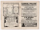 Lew Fields  girl Behind The Counter  Lotta Faust   Garrick 1908 Chicago Program