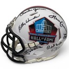 Nfl Hall Of Fame Multi Signed Hof Logo Mini Helmet W  15 Autos Beckett W Bas Coa
