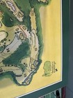 Vintage Augusta National Masters Golf Tournament Course Map 16x20 Angc