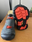 Keen Toddler Waterproof Boots Size 8 Black gray orange