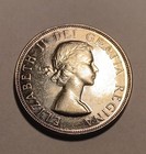 1953 Canadian  1 Dollar  Elizabeth Ii   800 Silver     Low Shipping    