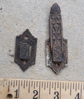 Antique 1890 s Victorian Eastlake Shutter Latch And Keeper Cast Iron