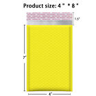  000 4x8  4x7  Poly Bubble Padded Envelopes Mailers Shipping Bag Yellow 500 Pcs