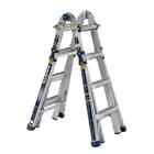 Werner Pro Ladder 18-ft Reach Aluminum Multi-position 375-lbs Load Capacity