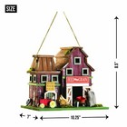 Home Garden Country Decor Farmstead Bird House Birdhouse Wood 