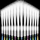 100 Pcs White Fiber Optic Wands  Led Glow Sticks For Parties And Celebrations