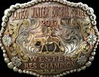 Latigo Winter Buckle Series Western Reserve Champion Colorado Trophy Belt Buckle