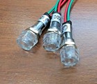 3 Bbt 12 Volt Ac dc White Led Hi-profile Indicator Lights