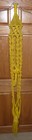 Vtg Retro 70   s Mcm Yellow Macrame Plant Hanger Rope 70  Tall Double Pot Holder