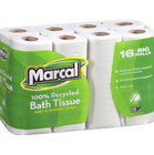 Marcal 100 Recycled Bath Tissue 2 Ply Septic Safe White 168 Sheet 96 Roll Case