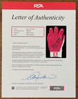 Albert Pujols Psa Signed Game Used Worn Bat Glove Mlb Bas Baseball Angels