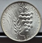 Brilliant Uncirculated Vatican City holy See 1973 Year Xi 500 Lire Silver Coin