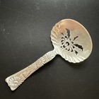 Antique Tiffany Sterling Silver Vine Daisy Pierced Bon Bon Nut Spoon Rare