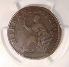 1723 Wood s Hibernia Colonial Farthing Pcgs Vf20