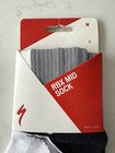 New Specialized Rbx Mid Cycling Sock - Medium - M 7-9   W 8-10 - Black   White