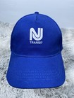 Nj Transit Blue Logo Hat Cap Adjustable Uniform Transit Worker Promotional