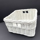 Pottery Barn Kids Sabrina Basket Medium White  W Red Gingham Liner 12x12x6 5 