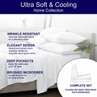 Premium Home Collection Microfiber Soft Cooling Bed Sheet Set - 6 Piece