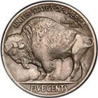 Random Date Buffalo Nickel 5c 1920s And 1930s Vf-au