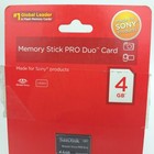 New Sandisk 4gb Memory Stick Pro Duo  sealed 
