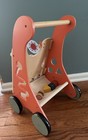 Wooden Baby Walker With Wheels  Toddler Push And Pull Walker Toys  Montessori Mu