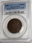 Pcgs Vf35  Miller 34-ff 1   Etlir   1787 Dbl Connecticut Colonial Copper Coin