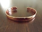 Copper Magnetic Dome Bracelet Arthritis Therapy Energy Cuff Men   Women 8 Magnet