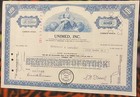 Vintage 1970s Unimed Inc  Stock Certificate  Madison  Nj  Unique Americana 