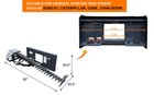 Wolverine 72   Sickle Bar Mower Skid Steer Attachment Brush Cutter For Bobcat Us