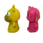 Land Of B  Pinky Pals Finger Puppets Lot Elephant Giraffe Lot Of 2