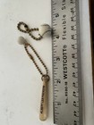 Albert Lea Packers Vtg Mineature Baseball Bat Ball Chain Charm