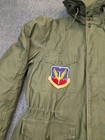 Vintage John Ownbey M-65 Field Jacket Mens Medium Green Usaf Hooded Parka 60s