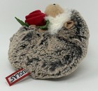 Douglas Spunky Hedgehog Red Rose Valentine   s Day Plush Stuffed Animal Toy 5   