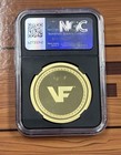         veefriends Treasure Chest Gold Plated Gilt Proactive Piranha Coin  200 Ngc    
