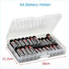 Clear Aa Plastic Battery Storage Case organizer holder Holds 96 Batteries